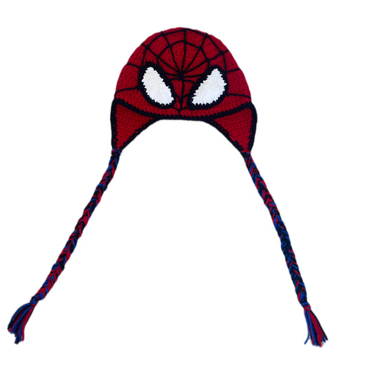 Spider-Man crochet hat