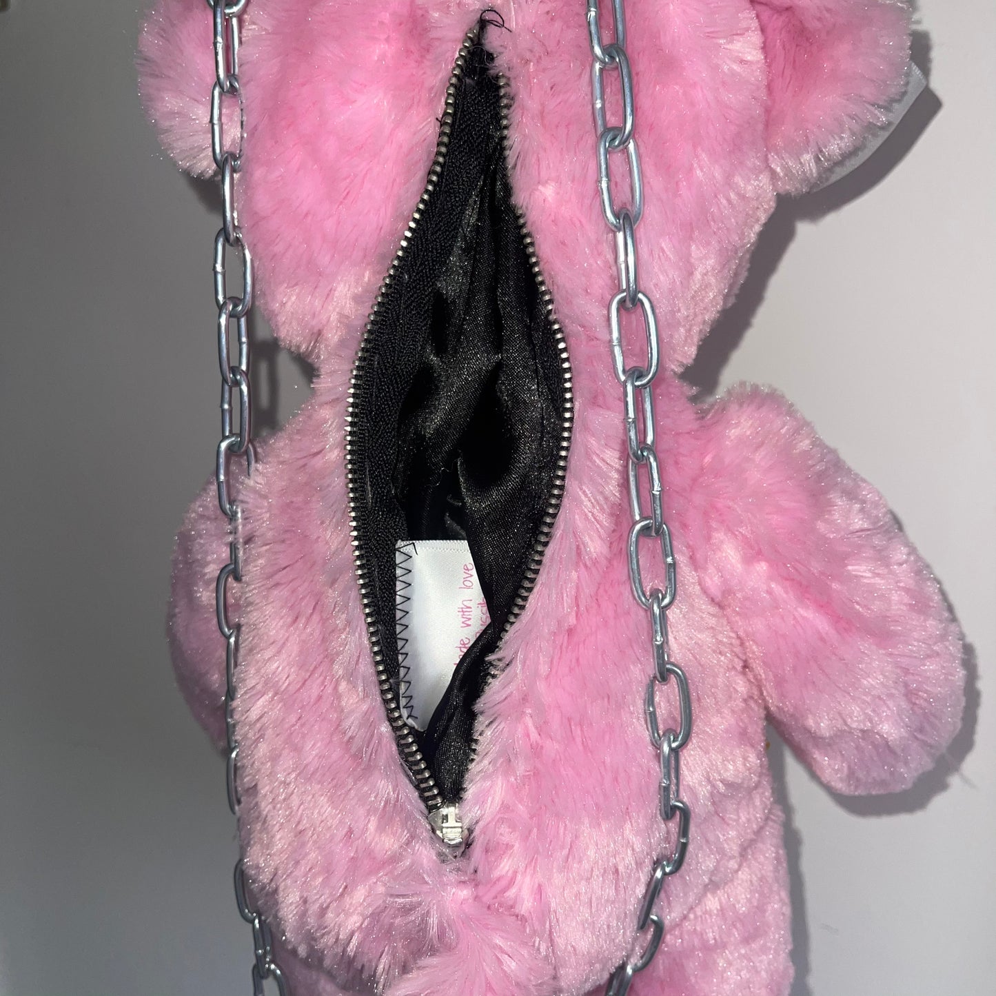 Goth pink backpack