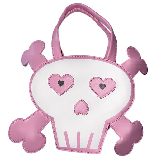 Pink skull bag